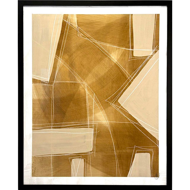 Crossings IV By Murray Duncan Mixed media on paper Size: 32" × 44" Unframed, signed Part of a series of four. Crossings IV...