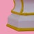 Hollywood Regency Faux Bamboo Single Yellow Table Lamp For Sale - Image 3 of 4
