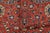 Red Sarouk Rug 9’5” X 12’6” Red Wool Vintage Traditional Hand-Knotted Carpet For Sale - Image 8 of 13