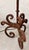 Mexican Vintage Rustic Wrought Iron Spanish Revival Style Candle Holders Converted to Table Lamps, Circa 1980s- A Pair For Sale - Image 3 of 12