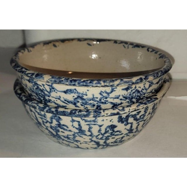 Early 20th Century Early 20th Century Collection of Four Cereal Sponge Bowls -4 For Sale - Image 5 of 7