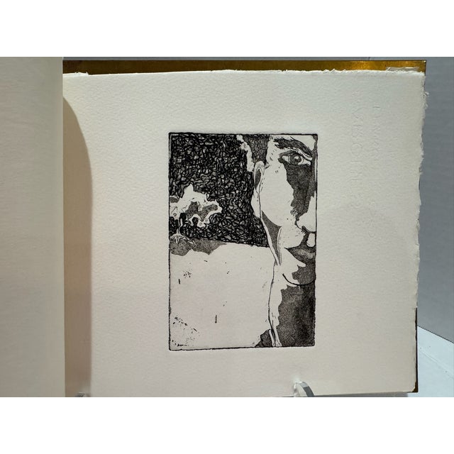 Artist Book Signed 4/8 Original Prints & Poetry Brass Cover Sarah Lawrence College 1998 For Sale - Image 17 of 18