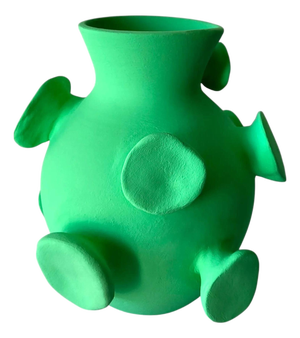 Minty Sculpture in Ceramic by Liliana Silva