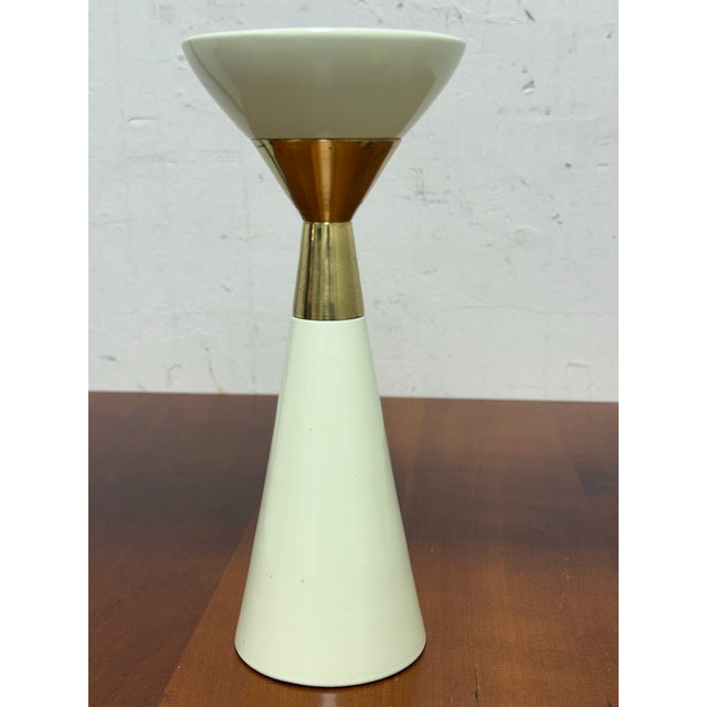 Modern Hamilton Park Interiors Hourglass Pillar Candle Holder, Small For Sale - Image 3 of 12