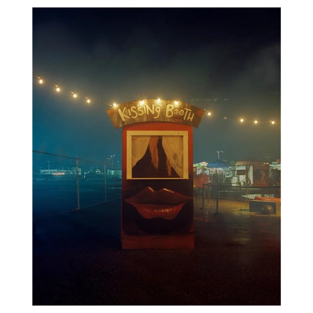 Rachel Louise Brown, Kissing Booth, Fright Nights, West Palm Beach, 2017, Aluminum Print For Sale