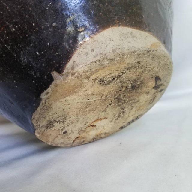 Brown Early 20th Century Chinese Rice-Wine Jar For Sale - Image 8 of 9