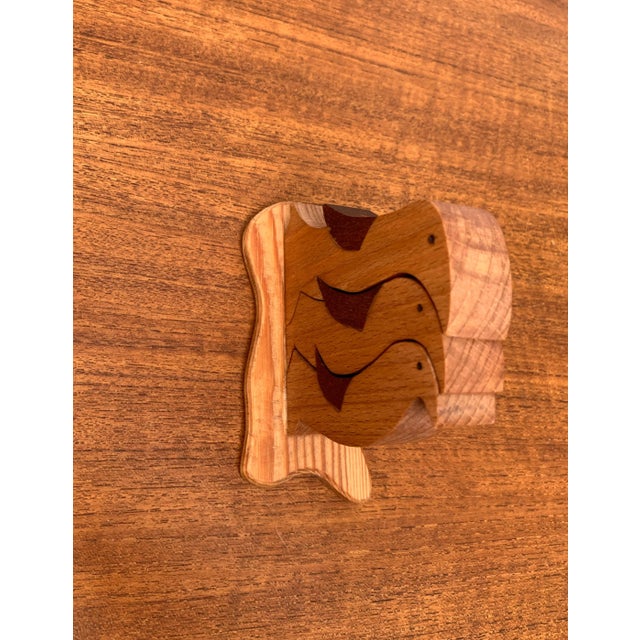 Vintage Wooden Penguin Sculpture, Set of 3 For Sale - Image 12 of 18