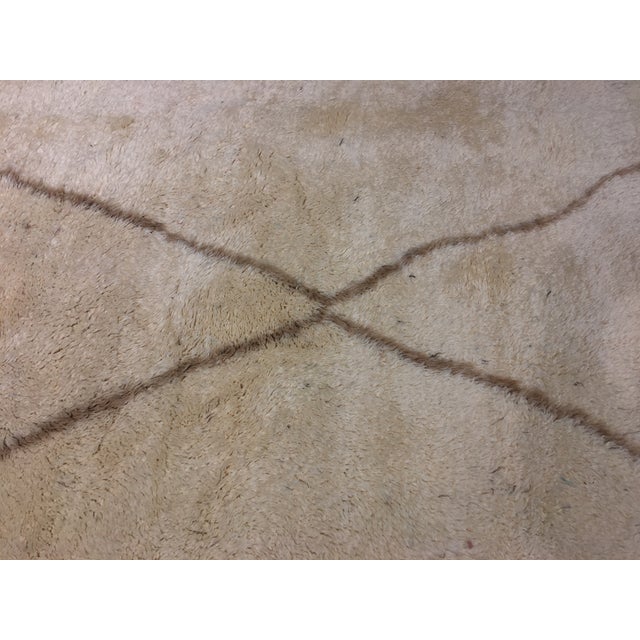 Moroccan Organic Wool Rug 10'11" x 16'5" Chairish