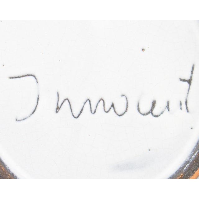 Ceramic Ceramic Plate With Horse by Jacques Innocenti For Sale - Image 7 of 7