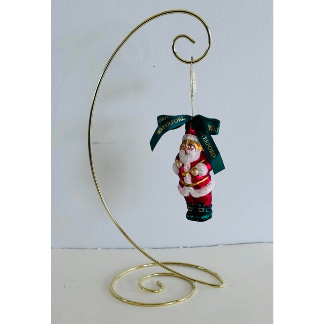 Waterford 1997 Nostalgic Collection Santa's Warm Wishes Ornament W/ Box. Also has the original paperwork and tissue paper....