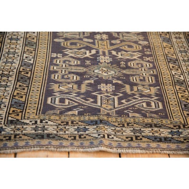 Old New House Vintage Shirvan Square Rug - 3' x 4'1" For Sale - Image 4 of 9