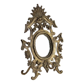 Small Bronze Table Mirror For Sale