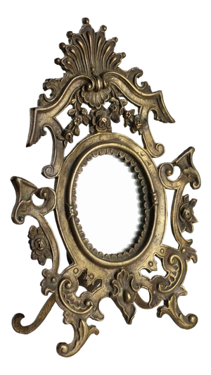Small Bronze Table Mirror