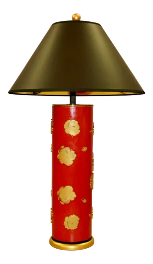 Bold Vintage Wallpaper-Roller Task & Table Lamp