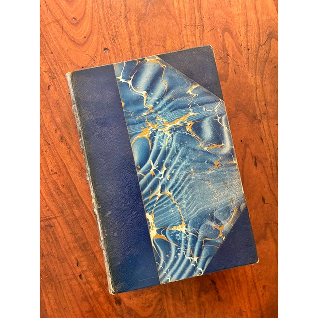 Late 19th Century Black Leather Decorative Book Bundle- Set of 8 For Sale - Image 4 of 4