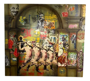 Khaya Witbooi, Song of the Pick, 2015, Painting on Canvas