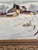 Vintage Original Oil Painting on Board – Snowy Farm and Barn Winter Landscape – Ornate Frame For Sale - Image 14 of 17