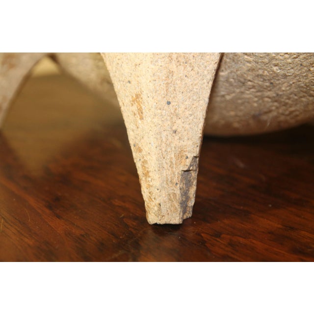 Ceramic 1980s Oversized Round Floor Vase by Ken Pick For Sale - Image 7 of 9