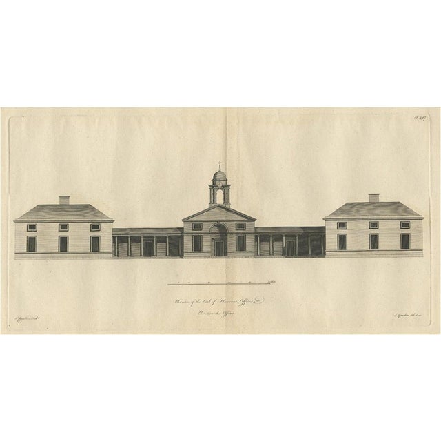 Colen Campbell, Illustration of the Office of the Earl of Abercorn in Ireland or Scotland, 1770, Print For Sale