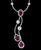 AGI Certified Natural Burma Ruby and Diamond Necklace 18 Karat White Gold For Sale - Image 4 of 18