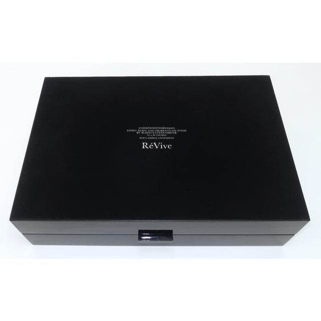 Markus Linnenbrink Lacquered Wood Op Art Postmodern Style Artist Box, 2013 For Sale - Image 11 of 13