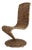 Italian Banana Leaf Armchair S Chair by Marzio Cecchi, 1970s For Sale