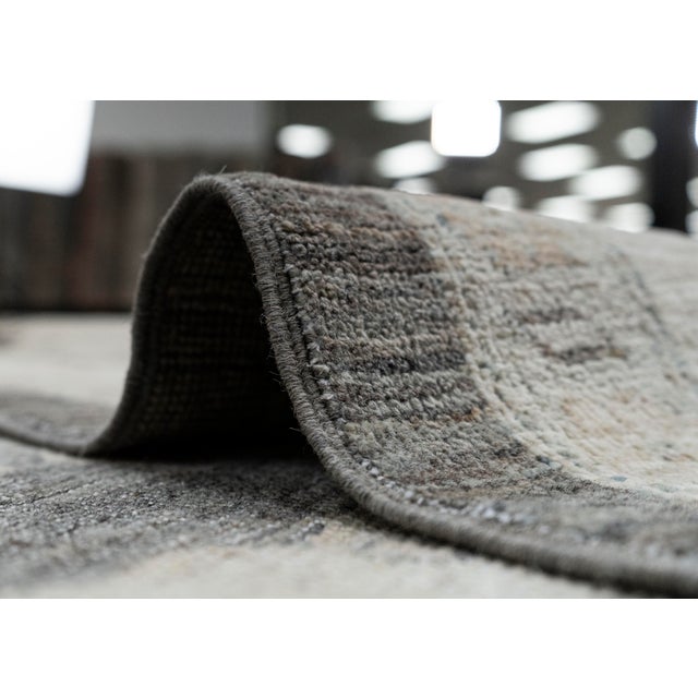 Textile Oushak Rug 12'1" x 14'5" For Sale - Image 7 of 8