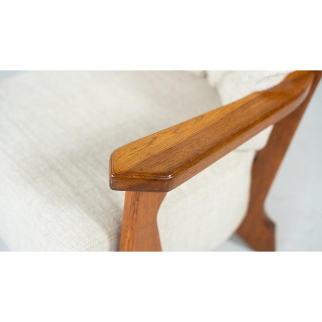 Vintage Madame Lounge Chairs by Guillerme and Chambron for Votre Maison, 1950, Set of 2 For Sale - Image 17 of 18
