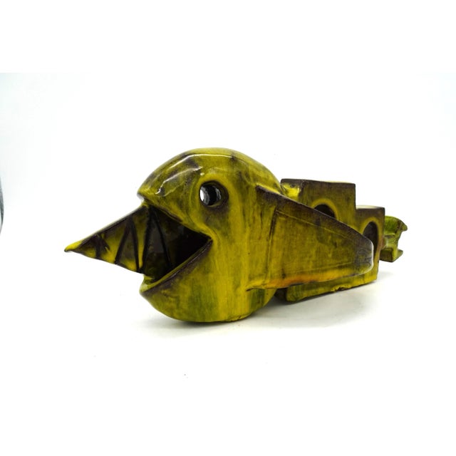 Mid-Century Modern Mid-Century Italian Cubist Ceramic Fish Sculpture, 1960s For Sale - Image 3 of 16