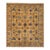 Saffron Sultanabad Design Area Rug, Hand-Knotted Wool, 8x10, Gold & Teal For Sale