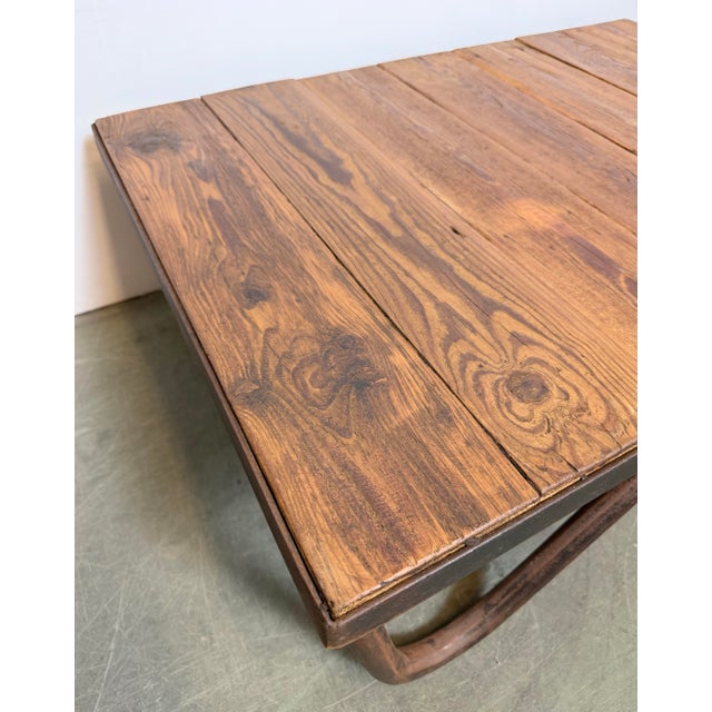 Vintage Industrial Coffee Table, 1960s For Sale - Image 15 of 18