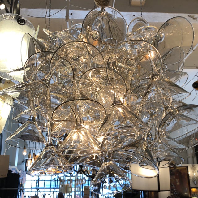 EcoFirstArt Poetic Martini Glass Chandelier Chairish