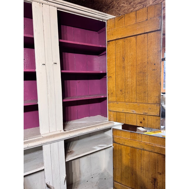 1800’s Vermont Farmhouse Cupboard For Sale - Image 6 of 7