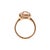 Modern David Yurman Chatelaine 18k Rose Gold Morganite Pavé Diamond Cable Cocktail Ring, Size 5.5 For Sale - Image 3 of 8