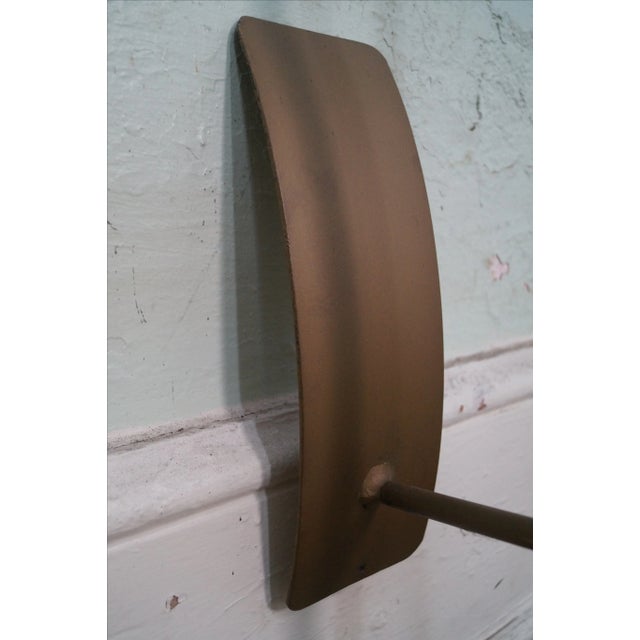 Tommi Parzinger Era Gold Painted Iron Wall Sconce For Sale In Philadelphia - Image 6 of 10