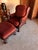 Burnt Orange Stanford Chair and Ottoman For Sale - Image 8 of 8