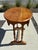 Late 19th Century Grover B. Horton Country Pine Oval Side Table With Turned Spindle Legs & Drop Finials For Sale - Image 9 of 12