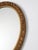 Mid-Century Modern Mid-Century Oval Gilt Wall Mirror For Sale - Image 3 of 10