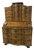 18th Century German Baroque Walnut Veneer & Marquetry Bureau Cabinet For Sale