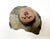 Vintage Natural Slate Ikebana Vase With Metal Flower Frog For Sale - Image 9 of 10