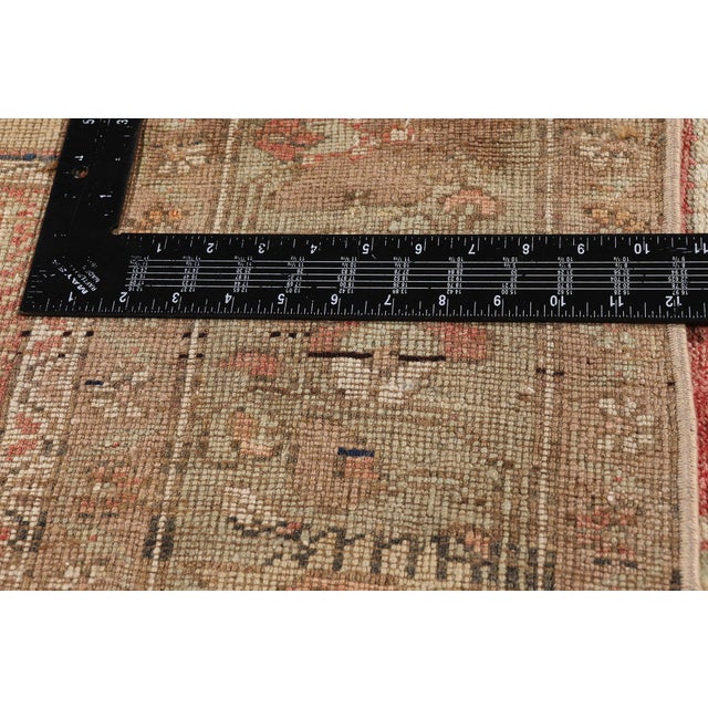Textile Vintage Turkish Oushak Rug, 07'01 X 10'04 For Sale - Image 7 of 10