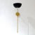 Gold Italian Adjustable Wall Light in Brass For Sale - Image 8 of 9