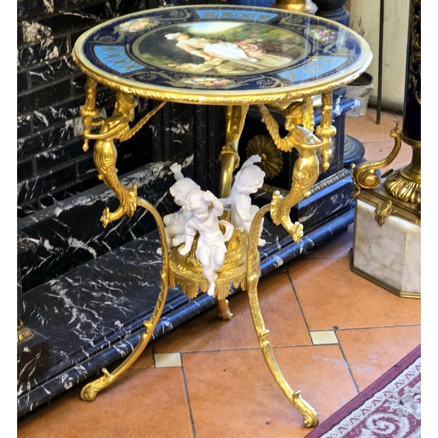 This coffee table is the perfect piece to add glitz, glam and luxury to a living room. The gold finish of this piece is...