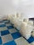 Cerulean Vintage Blue and White Hand Carved Onyx Aztec Design Chess Set For Sale - Image 8 of 12