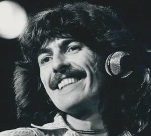 Henry Grossman, George Harrison on Stage, Black and White Photograph, 1970s