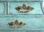 2010s Hooker Furniture Turquoise Bombe Dresser – Hand Finished 7 Drawer French Provincial Chest, Ornate Gold Hardware For Sale - Image 5 of 11