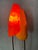 Orange Vintage Fiberglass Floor Lamp by Carl Auböck, 1950s For Sale - Image 8 of 14