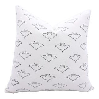 Fabdivine Haunted Harvest Vibes Spooky Elegance Handmade Block Print Pillow Covers for Fall Size-24x24 For Sale