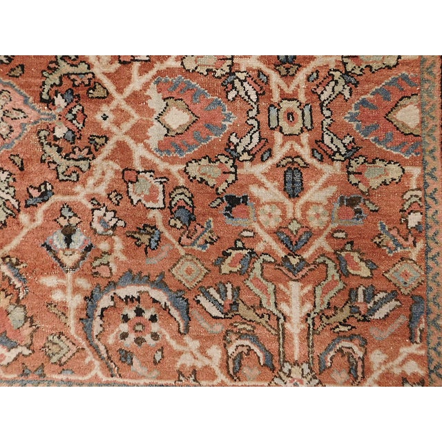 Persian Antique Persian Mahal Rug. 9'4"x 11'10" For Sale - Image 3 of 18