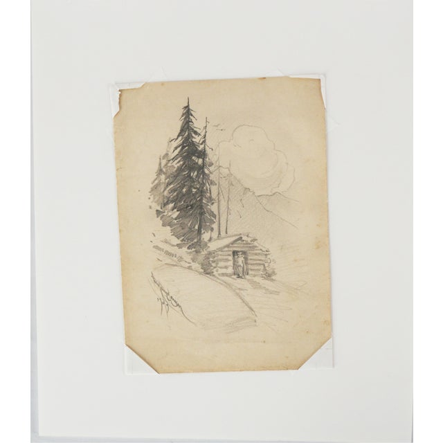 American Early 20th Century Plein Air Study for Homesteader Colorado Mountain Painting by Frank Tenney Johnson For Sale - Image 3 of 7